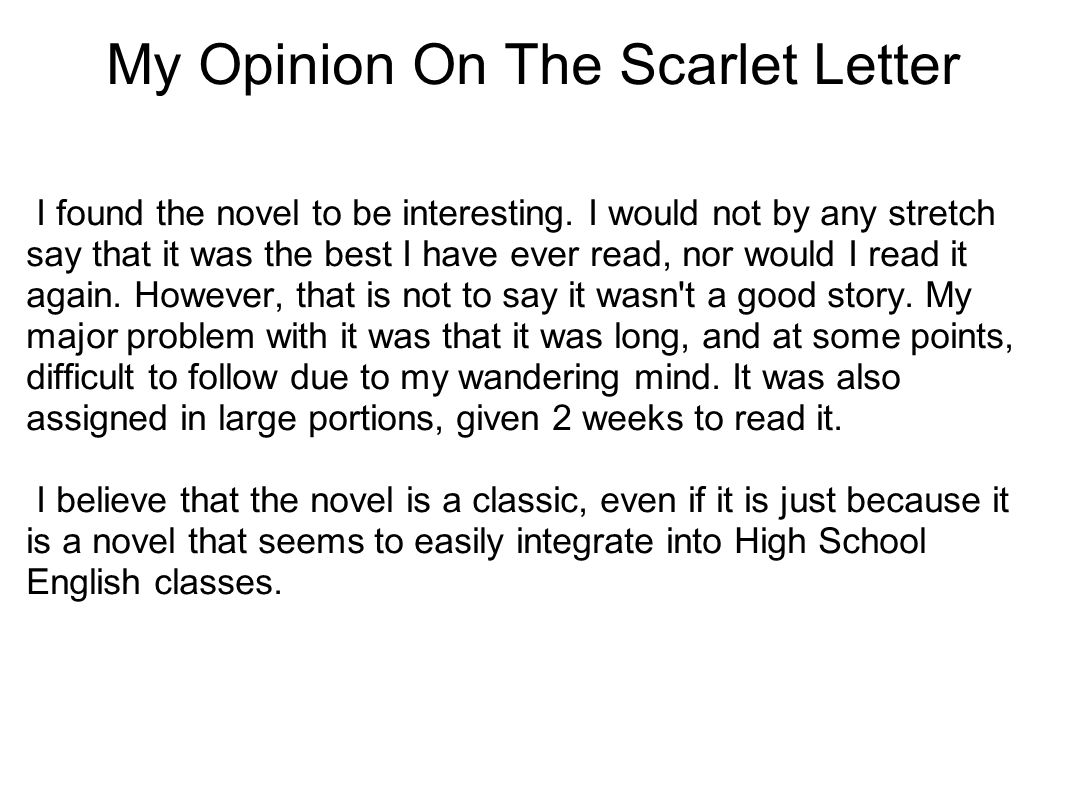 The Scarlet Letter, Nathaniel Hawthorne Essay Sample